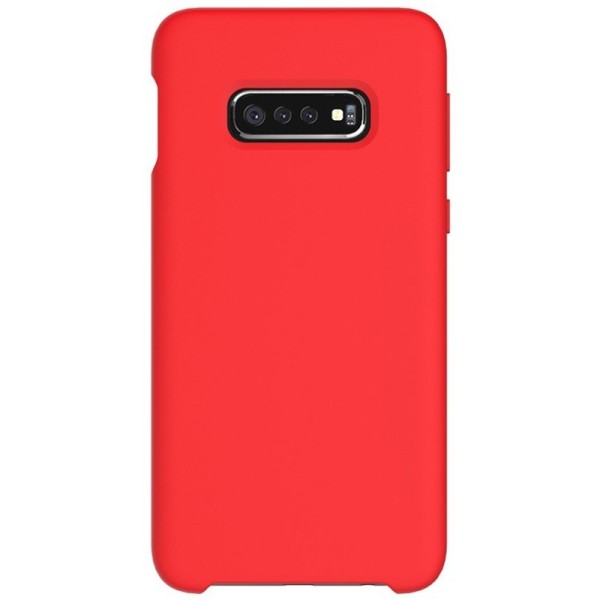 „Shell“ kieto silikono (TPU) dėklas - raudonas (Galaxy S10e)