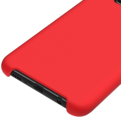 Samsung Galaxy S10e „Shell“ kieto silikono TPU raudonas dėklas - nugarėlė | Priedai.lt
