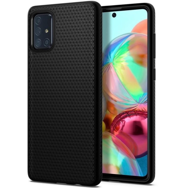 „Spigen“ Liquid Air dėklas - juodas (Galaxy A51)