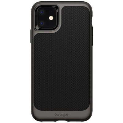 „Spigen“ Neo Hybrid Gunmetal sustiprintos apsaugos Apple iPhone 11 juodas dėklas | Priedai.lt