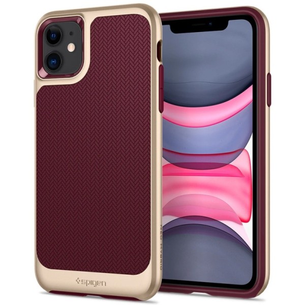 „Spigen“ Neo Hybrid dėklas - bordo (iPhone 11)