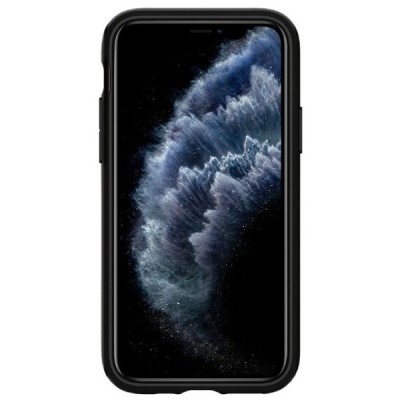 „Spigen“ Neo Hybrid Gunmetal sustiprintos apsaugos Apple iPhone 11 Pro Max juodas dėklas | Priedai.lt