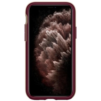 „Spigen“ Neo Hybrid Burgundy sustiprintos apsaugos Apple iPhone 11 Pro Max bordo dėklas | Priedai.lt