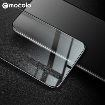 Samsung Galaxy A71 (A715) apsauginis ekrano stiklas „Mocolo“ 9H Tempered Glass (juodas, pilnai dengiantis) 0.26 mm | Priedai.lt