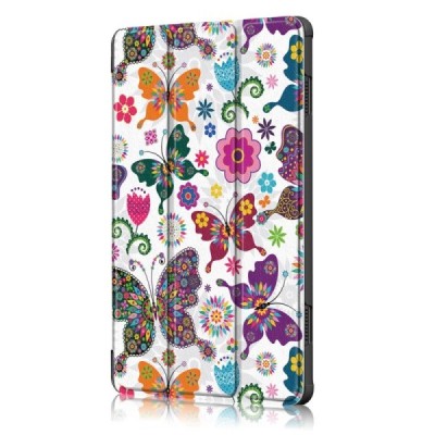 Lenovo Tab M10 10.1" (TB-X605F, X605L, X505F, X505L) atverčiamas „Butterflies“ spalvotas dėklas - knygutė | Priedai.lt