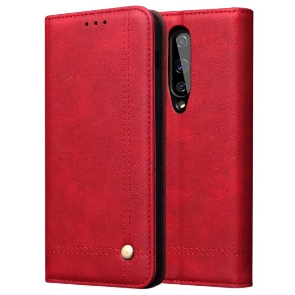 „Deluxe“ atverčiamas dėklas - raudonas (OnePlus 8)