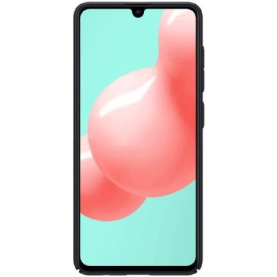 Samsung Galaxy A41 „Nillkin“ Frosted Shield juodas plastikinis dėklas, nugarėlė | Priedai.lt