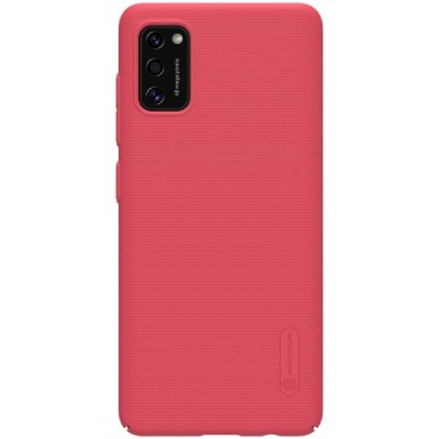 Samsung Galaxy A41 „Nillkin“ Frosted Shield raudonas plastikinis dėklas, nugarėlė | Priedai.lt