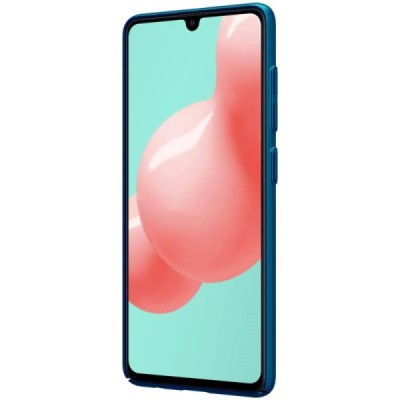 Samsung Galaxy A41 „Nillkin“ Frosted Shield mėlynas plastikinis dėklas, nugarėlė | Priedai.lt