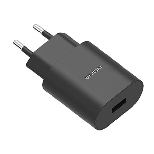 „Nokia“ Quick Charge sieninis įkroviklis - juodas (18W, 3A)