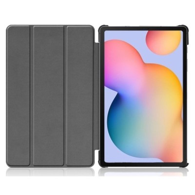 Samsung Galaxy Tab S6 Lite 10.4" (2022) atverčiamas raudonas odinis dėklas - knygutė | Priedai.lt