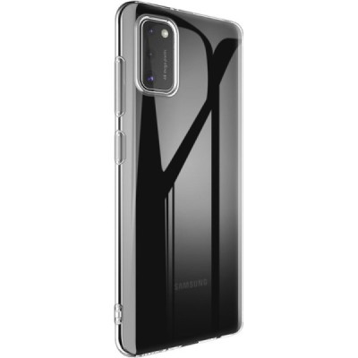Samsung Galaxy A41 kieto silikono TPU skaidrus dėklas - nugarėlė | Priedai.lt