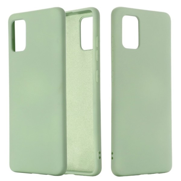 „Shell“ kieto silikono (TPU) dėklas - žalias (Galaxy A51)