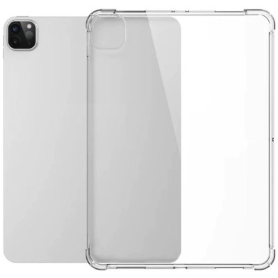 Apple iPad Pro 12.9 (2022 / 2021 / 2020 / 2018) kieto silikono TPU skaidrus dėklas - nugarėlė | Priedai.lt