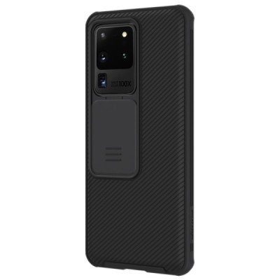 Samsung Galaxy S20 Ultra (G988) Nillkin CamShield juodas dėklas, nugarėlė su kameros apsauga | Priedai.lt