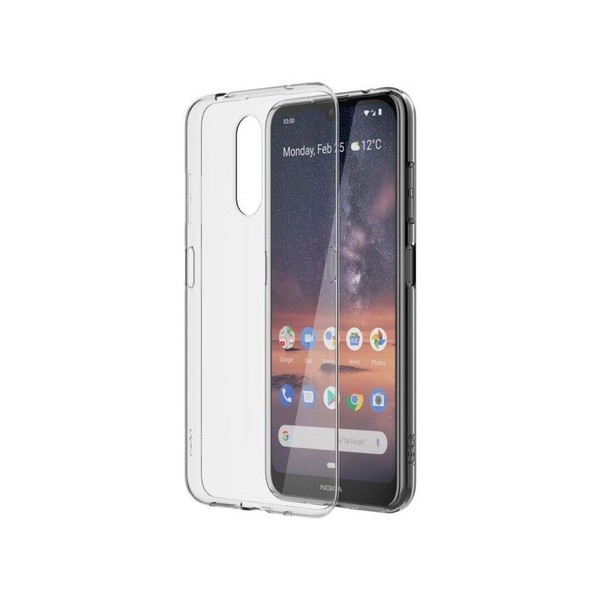 Kieto silikono (TPU) dėklas - skaidrus (Nokia 2.3)