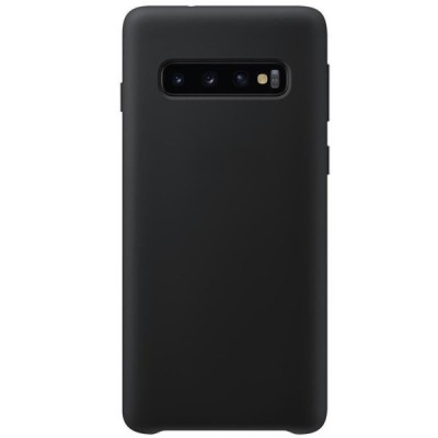 Samsung Galaxy S10 (G973) „Shell“ kieto silikono TPU juodas dėklas - nugarėlė | Priedai.lt
