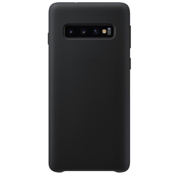 „Shell“ kieto silikono (TPU) dėklas - juodas (Galaxy S10)