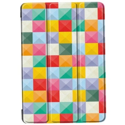 Lenovo Tab P10 (TB-X705F) „Cubes“ atverčiamas spalvotas dėklas - knygutė / Priedai.lt