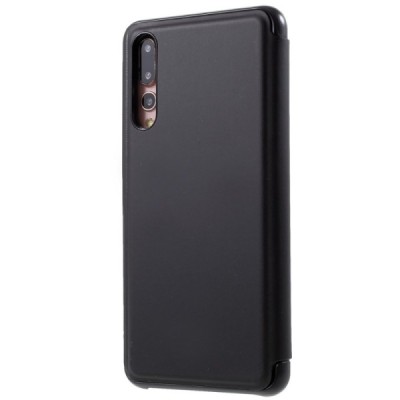 Huawei P20 Pro plastikinis atverčiamas juodas dėklas | Priedai.lt