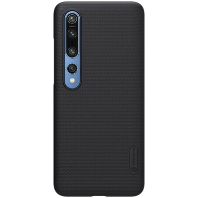 Xiaomi Mi 10 (Mi 10 Pro) Nillkin Frosted Shield juodas plastikinis dėklas | Priedai.lt
