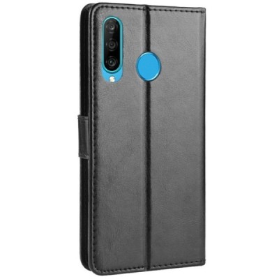 Huawei Huawei Honor 20 Lite atverčiamas juodas odinis dėklas, knygutė - piniginė / Priedai.lt