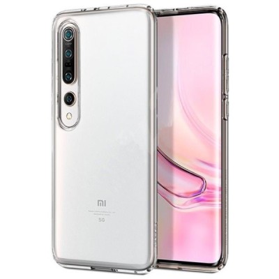 Xiaomi Mi 10 (10 Pro) kieto silikono TPU skaidrus dėklas - nugarėlė | Priedai.lt