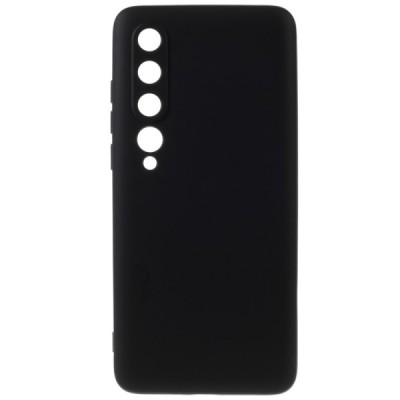 Xiaomi Mi 10 (10 Pro) Shell kieto silikono TPU juodas dėklas - nugarėlė | Priedai.lt