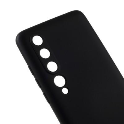Xiaomi Mi 10 (10 Pro) Shell kieto silikono TPU juodas dėklas - nugarėlė | Priedai.lt