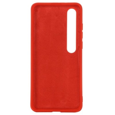 Xiaomi Mi 10 (10 Pro) Shell kieto silikono TPU raudonas dėklas - nugarėlė | Priedai.lt
