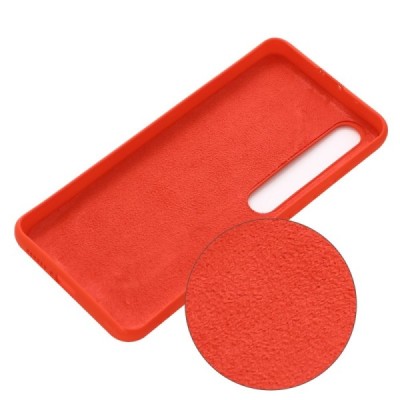 Xiaomi Mi 10 (10 Pro) Shell kieto silikono TPU raudonas dėklas - nugarėlė | Priedai.lt