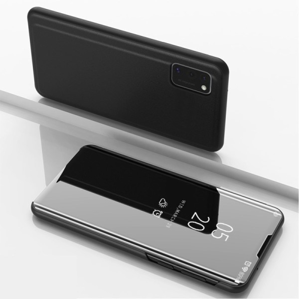 Plastikinis atverčiamas dėklas - juodas (Galaxy A41)