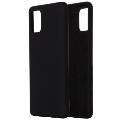 Samsung Galaxy A41 (A415) Shell kieto silikono TPU juodas dėklas - nugarėlė | Priedai.lt