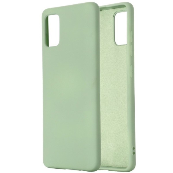 „Shell“ kieto silikono (TPU) dėklas - žalias (Galaxy A41)