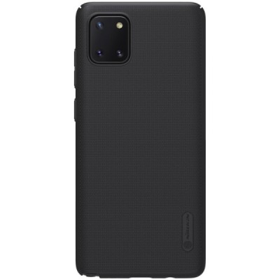 Nillkin Frosted Shield Samsung Galaxy Note10 Lite (N770F) juodas plastikinis dėklas | Priedai.lt