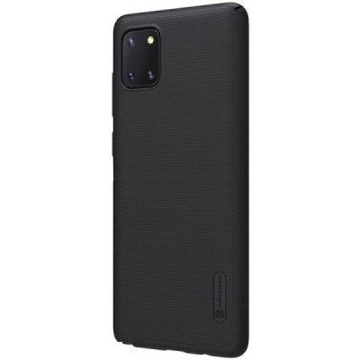 Nillkin Frosted Shield Samsung Galaxy Note10 Lite (N770F) juodas plastikinis dėklas | Priedai.lt