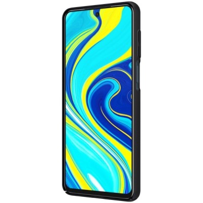 Xiaomi Redmi Note 9 Pro „Nillkin“ Frosted Shield juodas plastikinis dėklas, nugarėlė | Priedai.lt