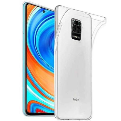 Xiaomi Redmi Note 9 Pro kieto silikono TPU skaidrus dėklas - nugarėlė / Priedai.lt