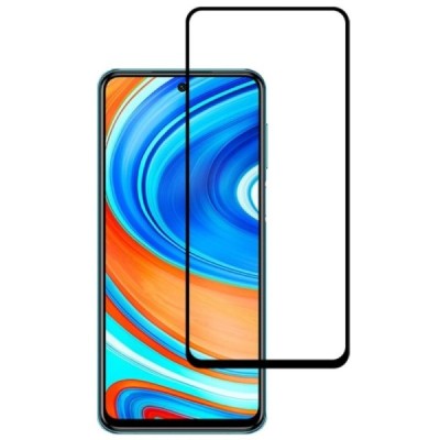 Xiaomi Redmi Note 9s (Note 9 Pro) apsauginis ekrano stiklas „Mocolo“ 9H Tempered Glass (juodas, pilnai dengiantis) 0.26 mm | Pri