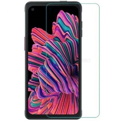 Samsung Galaxy Xcover Pro skaidrus apsauginis ekrano stiklas (tempered glass 0.3mm 9H) | Priedai.lt