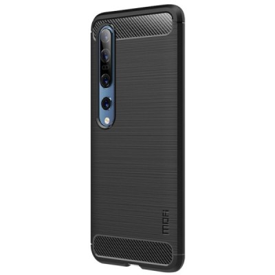 Xiaomi Mi 10 (10 Pro) Mofi kieto silikono TPU juodas dėklas - nugarėlė / Priedai.lt