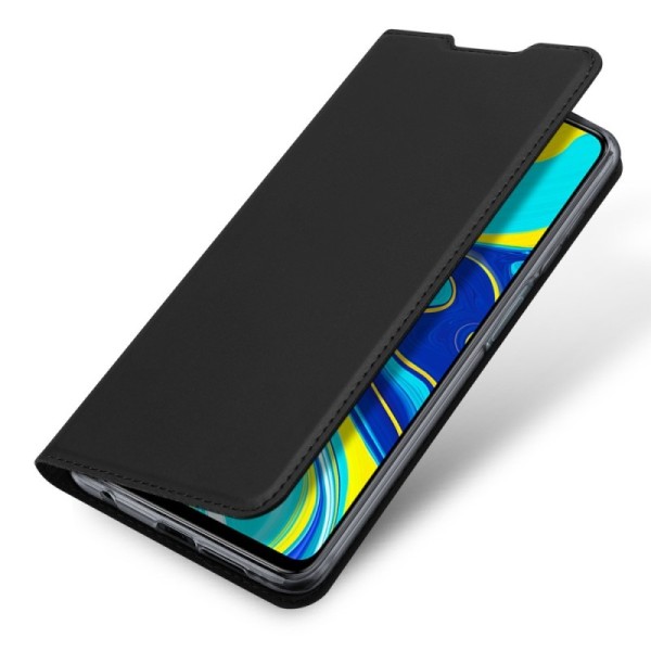 „Dux Ducis“ Skin atverčiamas dėklas - juodas (Redmi Note 9 Pro)