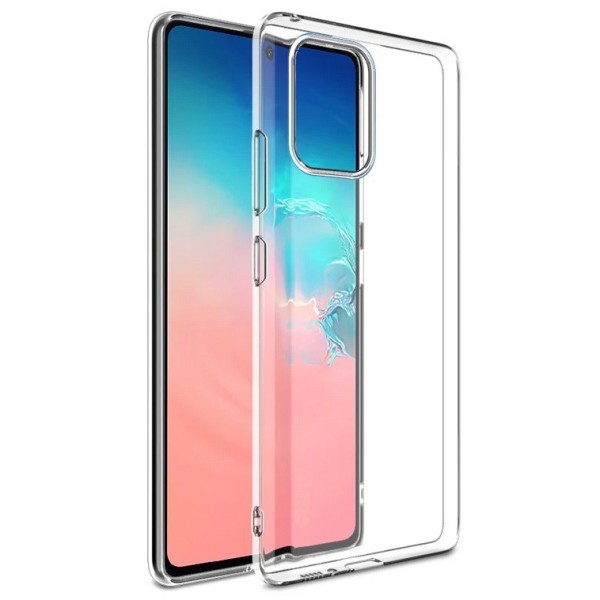 Kieto silikono (TPU) dėklas - skaidrus (Galaxy Note10 Lite)