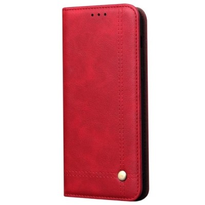 Deluxe atverčiamas raudonas odinis Samsung Galaxy Note10 Lite (N770F) dėklas - knygutė | Priedai.lt