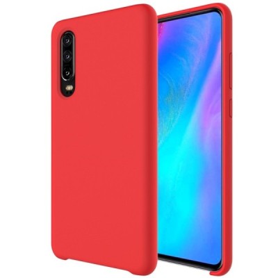 Huawei P30 Shell kieto silikono TPU raudonas das dėklas - nugarėlė | Priedai.lt