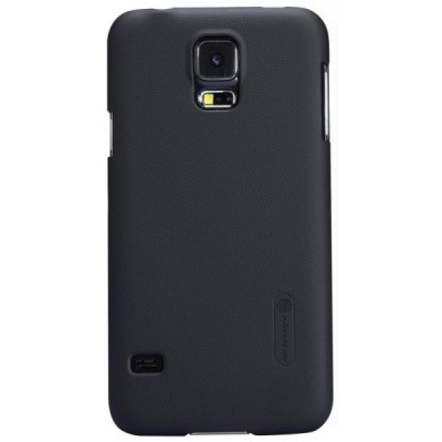 Nillkin Frosted Shield Samsung Galaxy S5 G900 (S5 Neo G903) plastikinis juodas dėklas - nugarėlė su ekrano plėvele / Priedai.lt