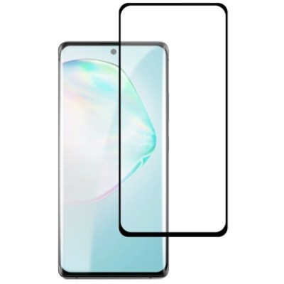 Samsung Galaxy S10 Lite (G970) „Mocolo“ 9H Tempered Glass sustiprintos apsaugos juodas pilnai dengiantis apsauginis ekrano stikl
