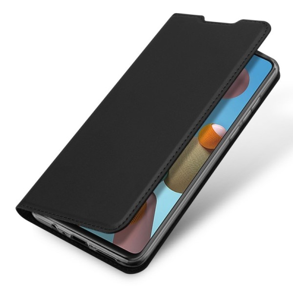 „Dux Ducis“ Skin atverčiamas dėklas - juodas (Galaxy A21s)