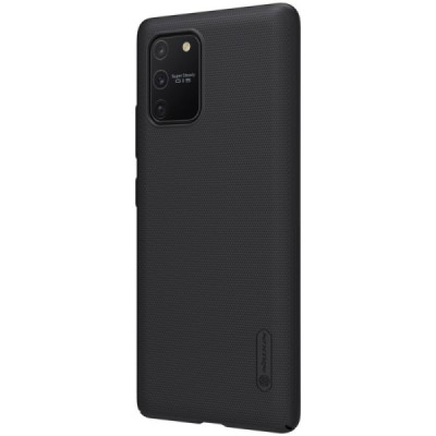 Samsung Galaxy S10 Lite (G970) Nillkin Frosted Shield juodas plastikinis dėklas | Priedai.lt