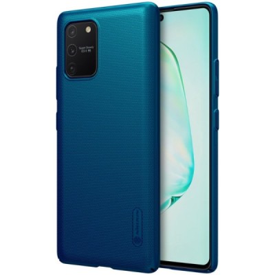 Samsung Galaxy S10 Lite (G970) Nillkin Frosted Shield mėlynas plastikinis dėklas | Priedai.lt